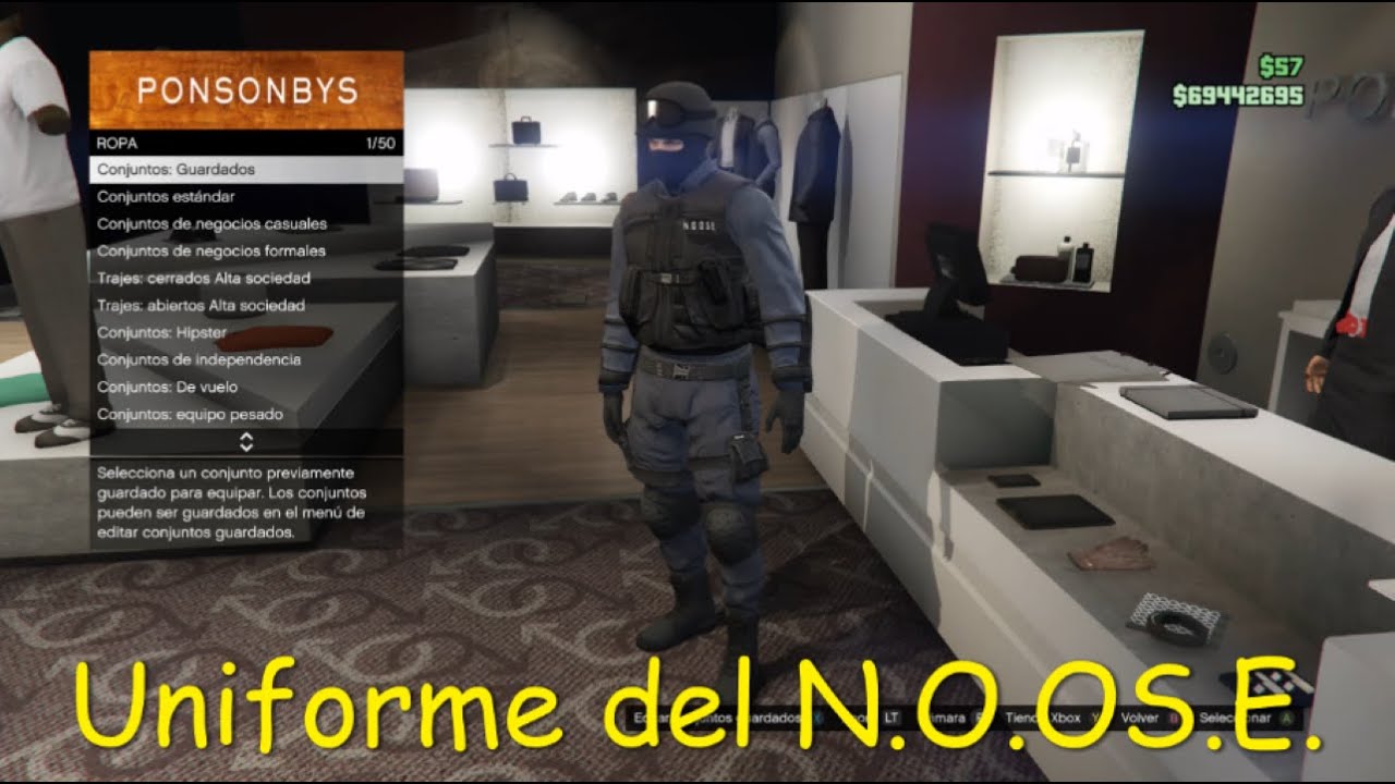 COMO CONSEGUIR el UNIFORME del N.O.O.S.E. en MODO LIBRE - GTA 5 ONLINE