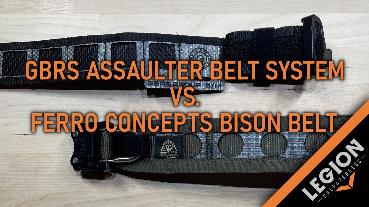 Сравнение системы поясов GBRS Group Assaulter и пояса Ferro Concepts Bison
