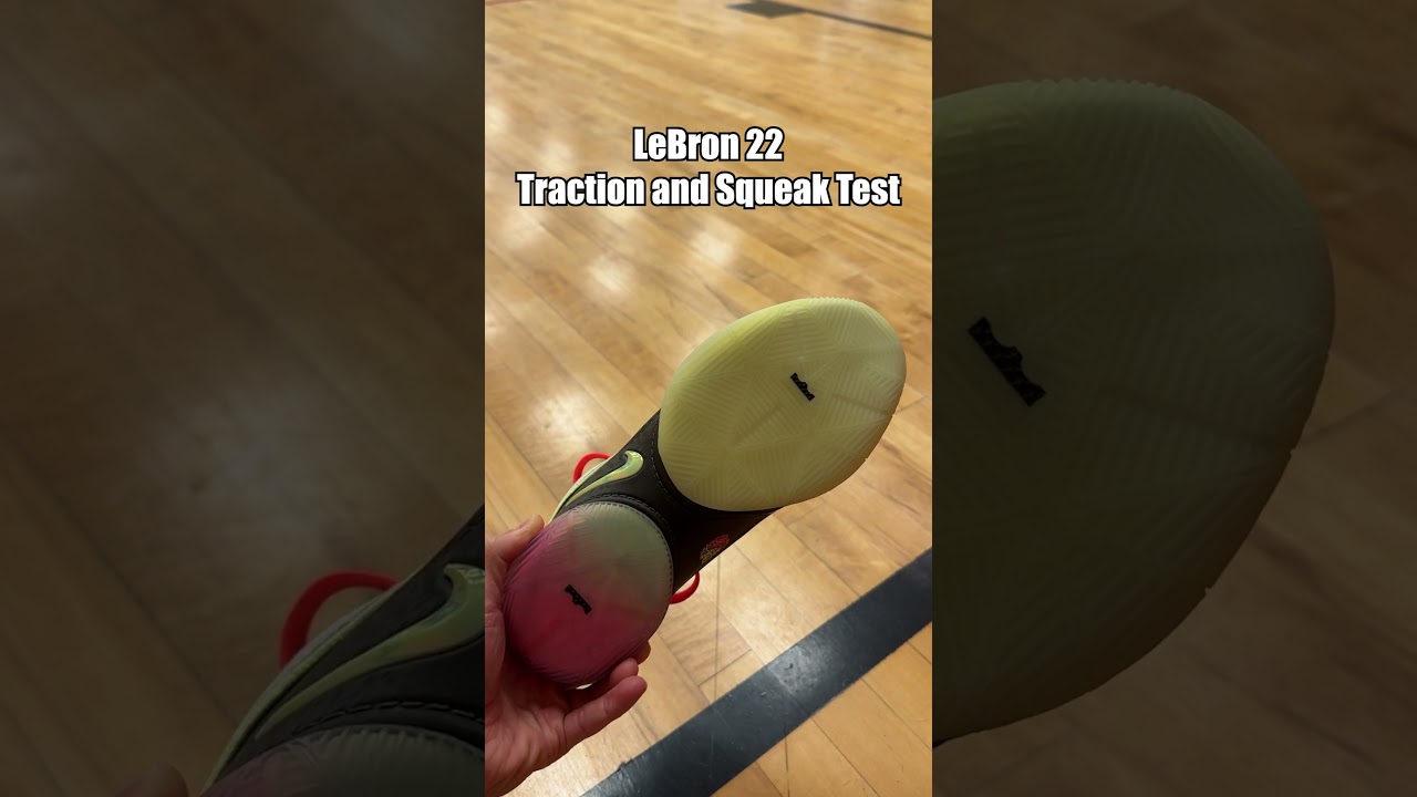 Nike LeBron 22 Traction and Squeak Test #nike #nikebasketball #lebron22