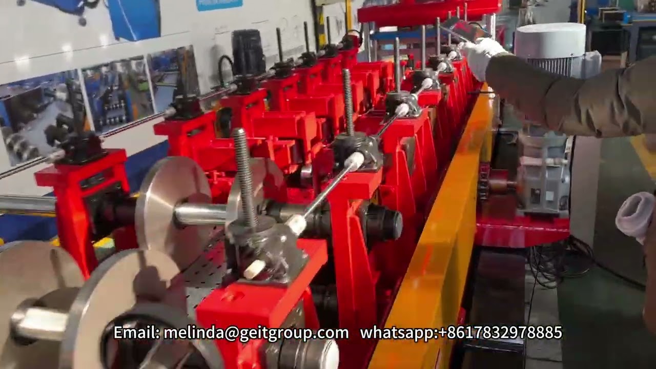 100-600 Cable tray roll forming machine for Turkish client 