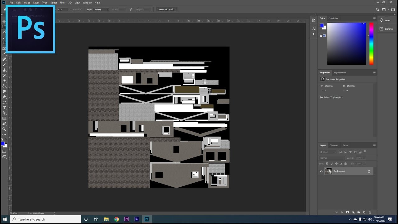 Cities Skylines - Asset Creation: Photoshop texture and map creation