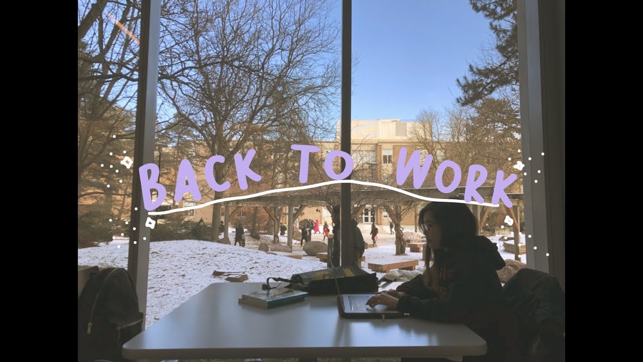 back to work! (a uni vlog)