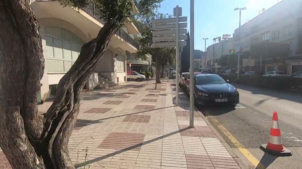Hotel Golden Bahia de Tossa - early morning walk to the beach (unedited/real time)