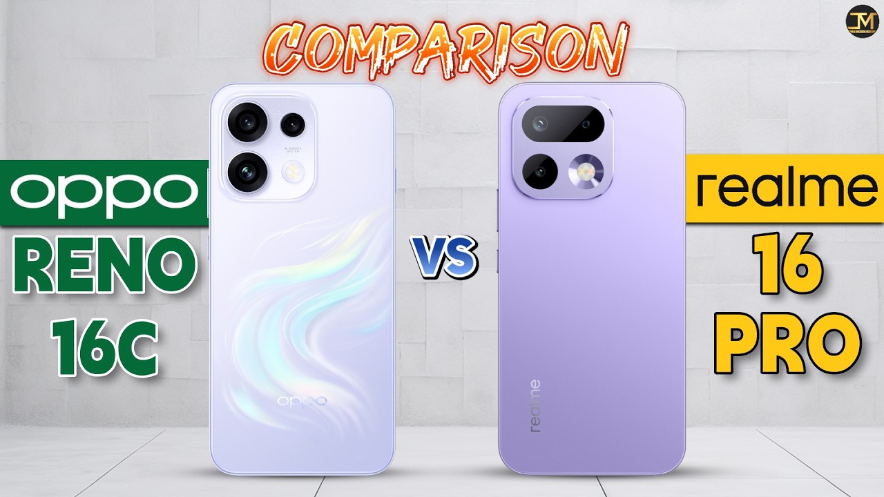OPPO Reno 16c vs realme 16 Pro : Which Phone is Better? 🤔🔥