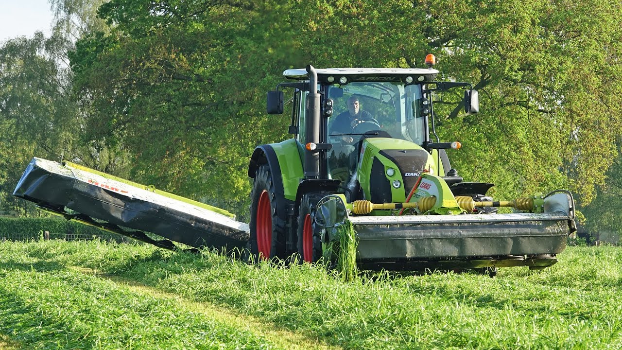 Gras Maaien | Claas Arion 530 + Disco | Emst | 2024