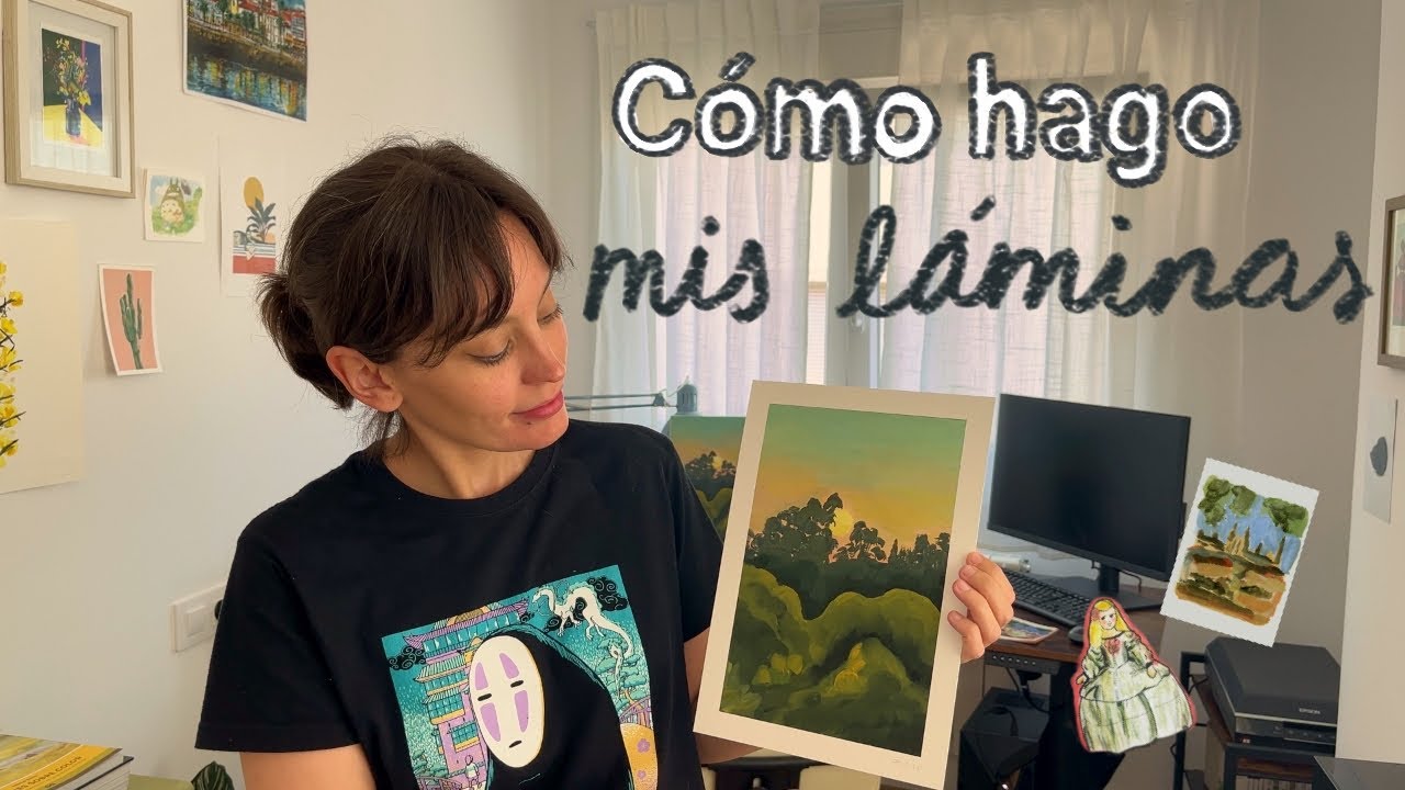 Cómo hago mis láminas artísticas (+ postales y pegatinas) ✨
