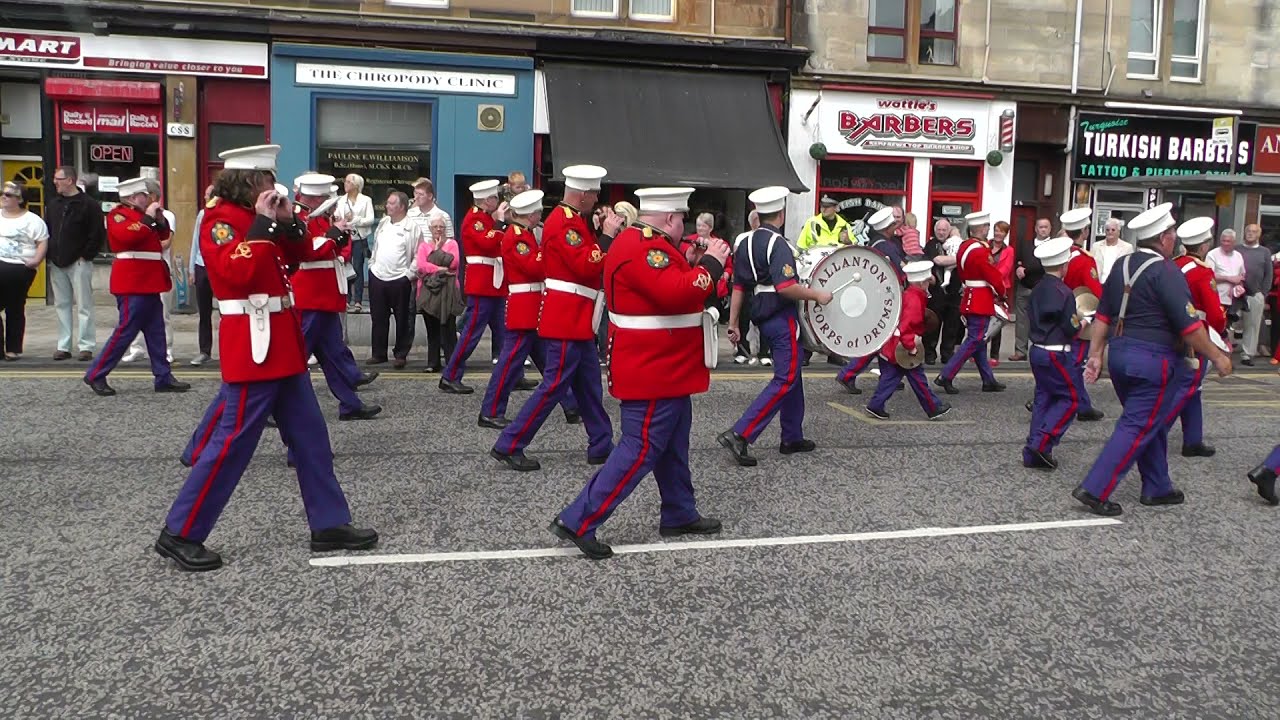 The Black Walk through Renfrew near Glasgow