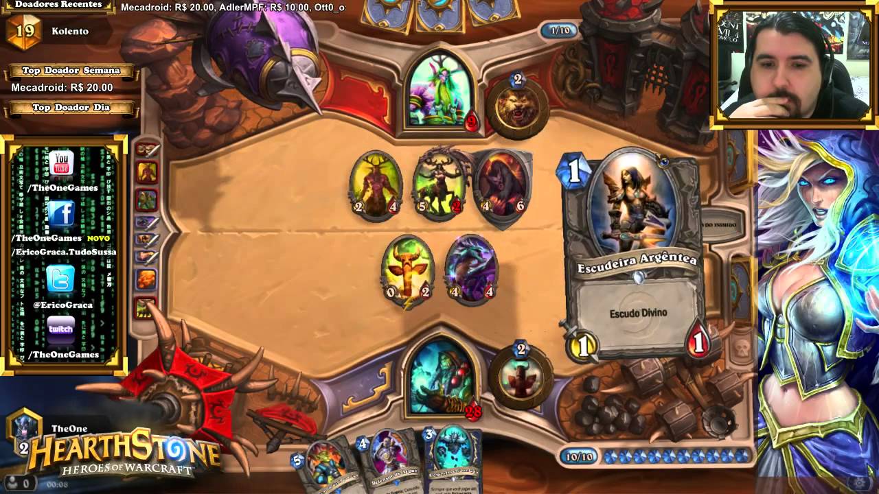 Hearthstone - Erico vs Kolento (currently No. 1 in NA and EU) I'm playing with my Free Shaman