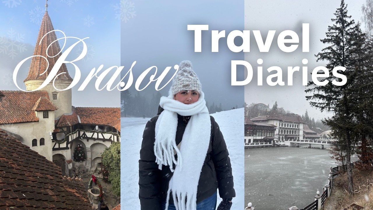 4 days in Brasov⛰️｜travel vlog, zoo, bran castle, christmas market