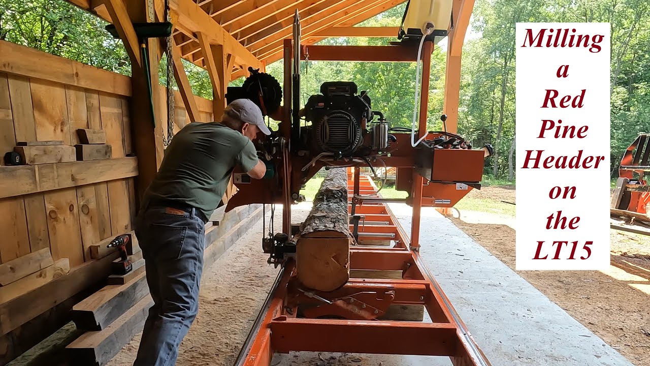Red Pine On the Woodmizer LT15