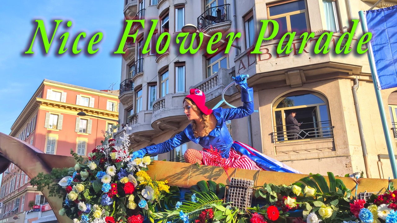 Highlights of the Nice Flower Parade 2026 France