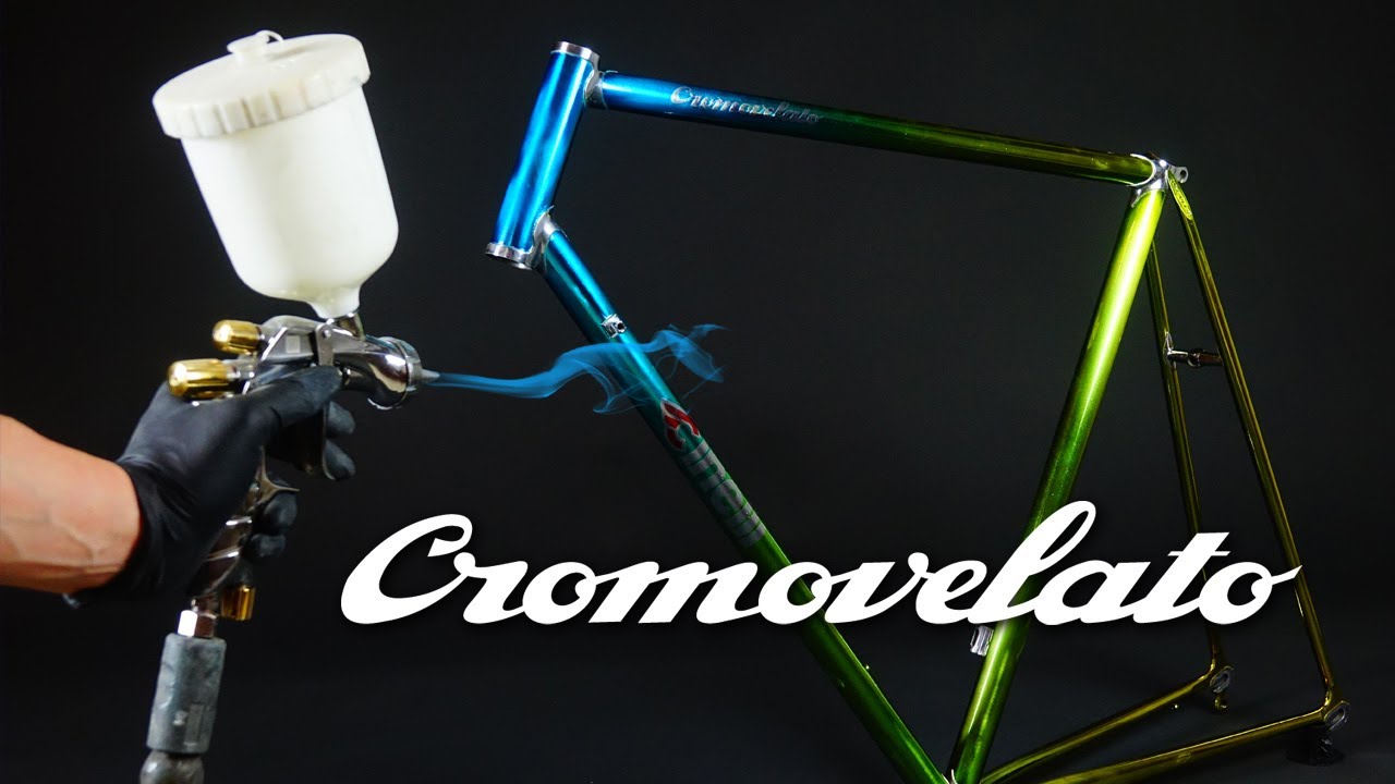 КРАСКА ДЛЯ ВЕЛОСИПЕДА - Cromovelato на винтажном стальном велосипеде Cinelli