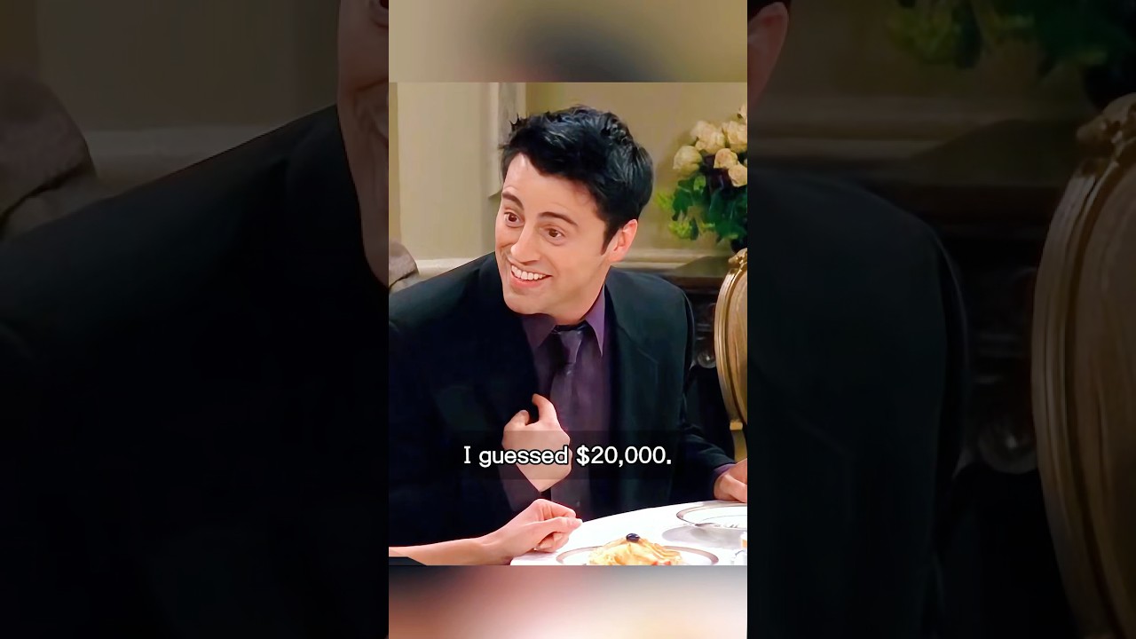 Joey is embarrassed!!#shorts#tvshow#sitcom#video#friendstvseries #tvserial #funny #friends#friendstv