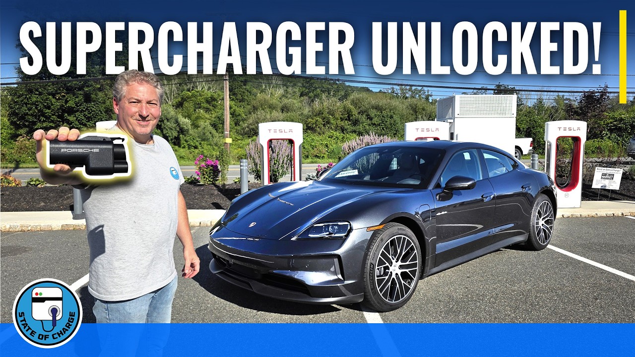 Everything You Need To Know About Charging Your Porsche EV At A Tesla Supercharger