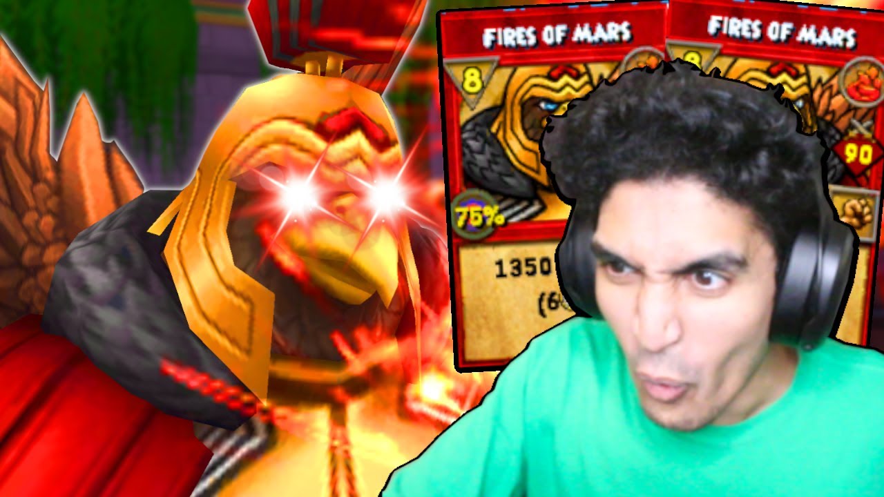 Wizard101 Fire PvP: SPAMMING The *NEW* Fires Of Mars Spell!