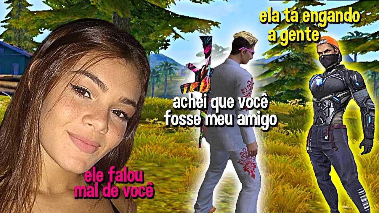 FIZ os AMIGOS TRET4REM na PARTIDA - Free fire (tente não rir)