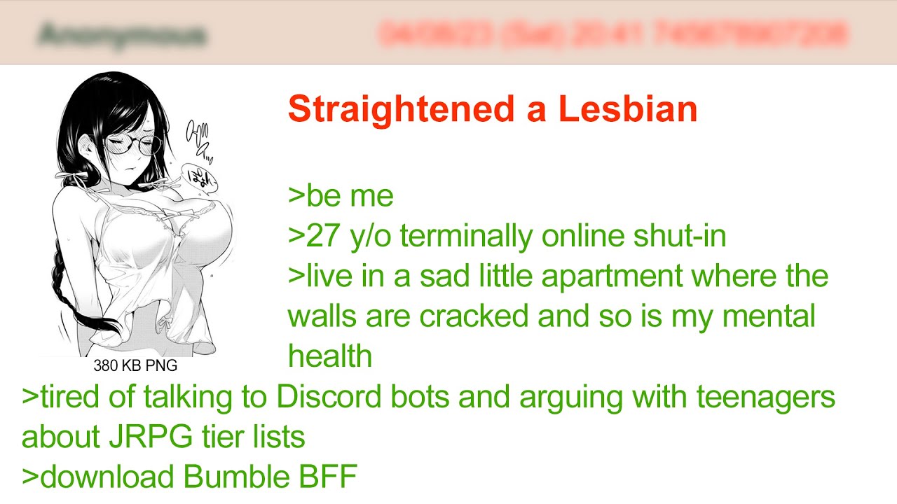 I Straightened a Lesbian | 4Chan Greentext Stories