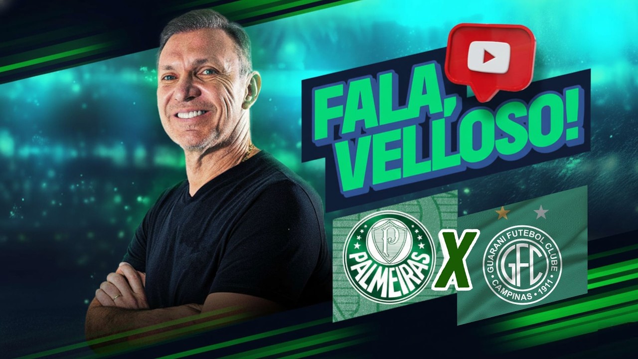 🔴 VELLOSO AO VIVO 🔴 PÓS - PALMEIRAS X GUARANI | PAULISTÃO | COLETIVA ABEL FERREIRA
