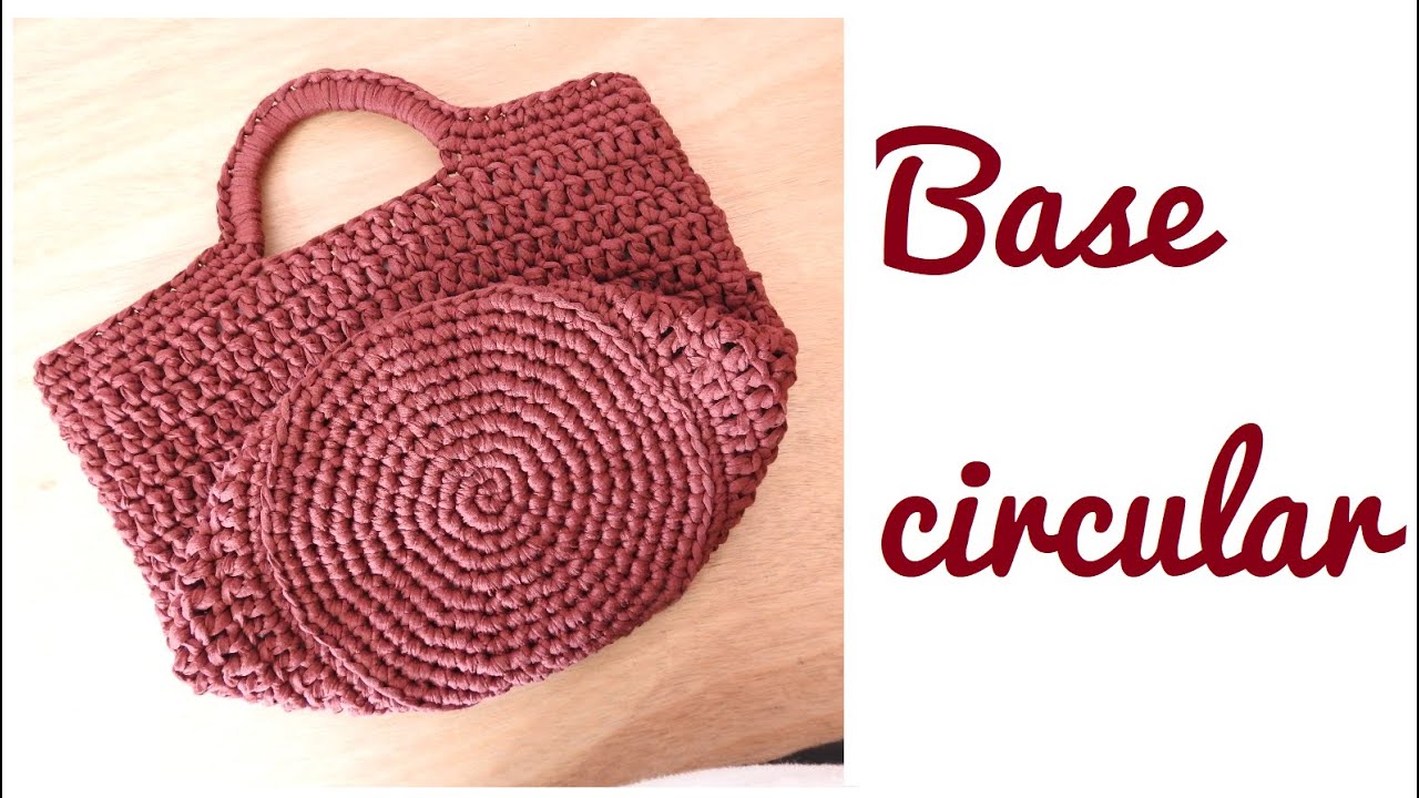 Como hacer una base circular perfecta  / bolsa con base circular parte 1 /Diseño propio