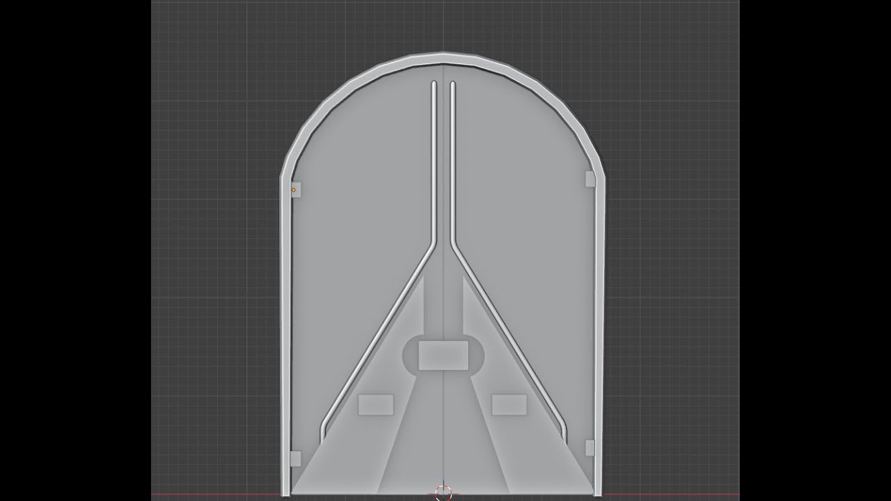 Blender - Creating a stylized door for my game