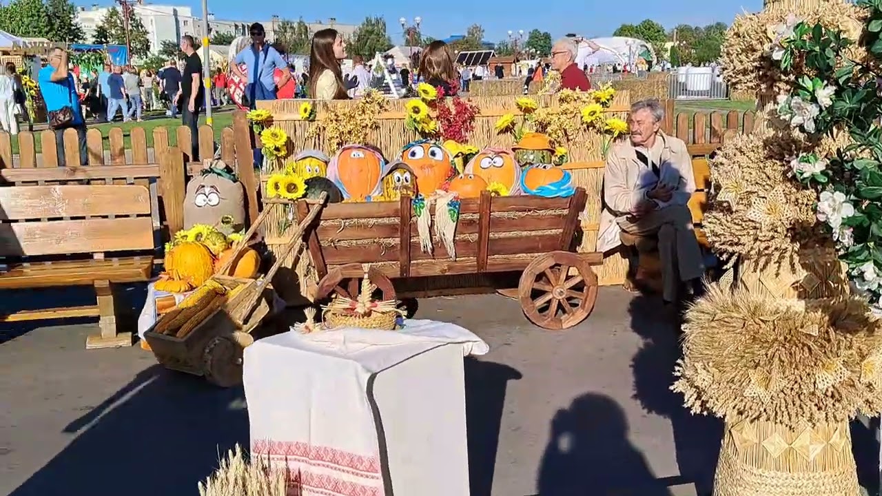 Веселят народ Олекшицы. Дожинки-2025