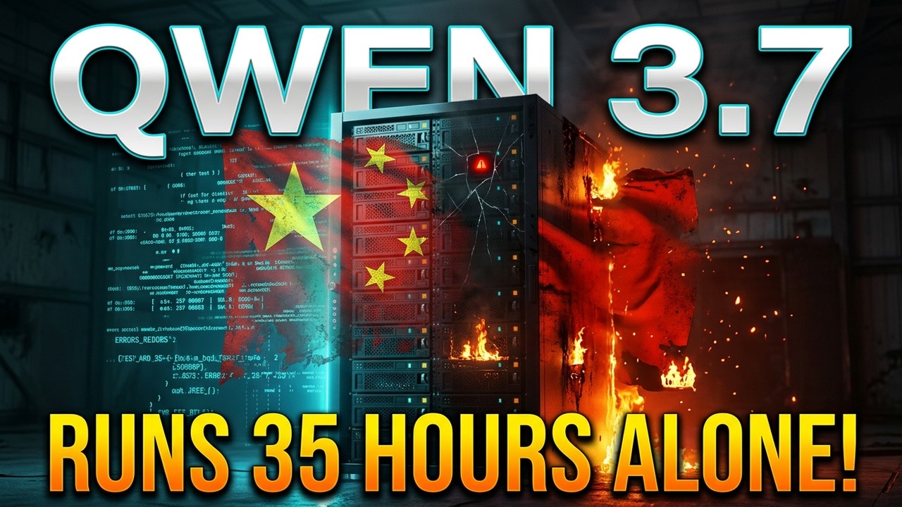 China Just Shipped an AI That Works 35 Hours Alone &mdash; On Its Own Chips - Qwen 3.7