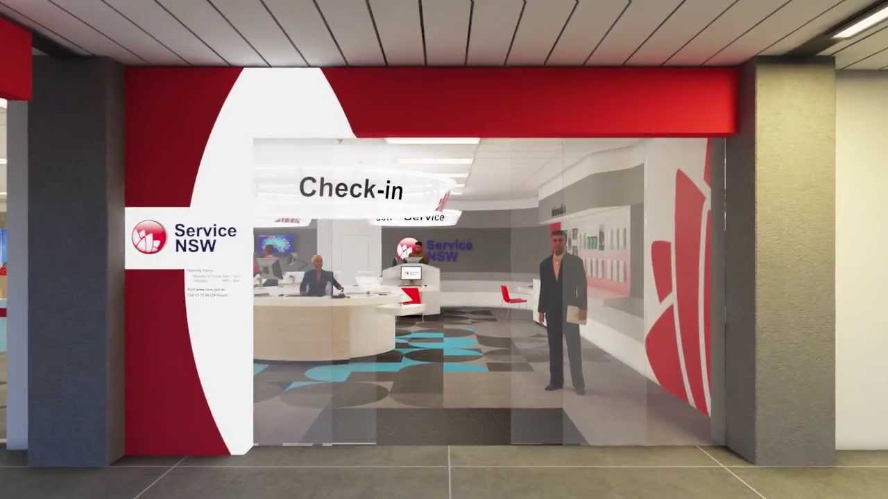 Service NSW centre fly through