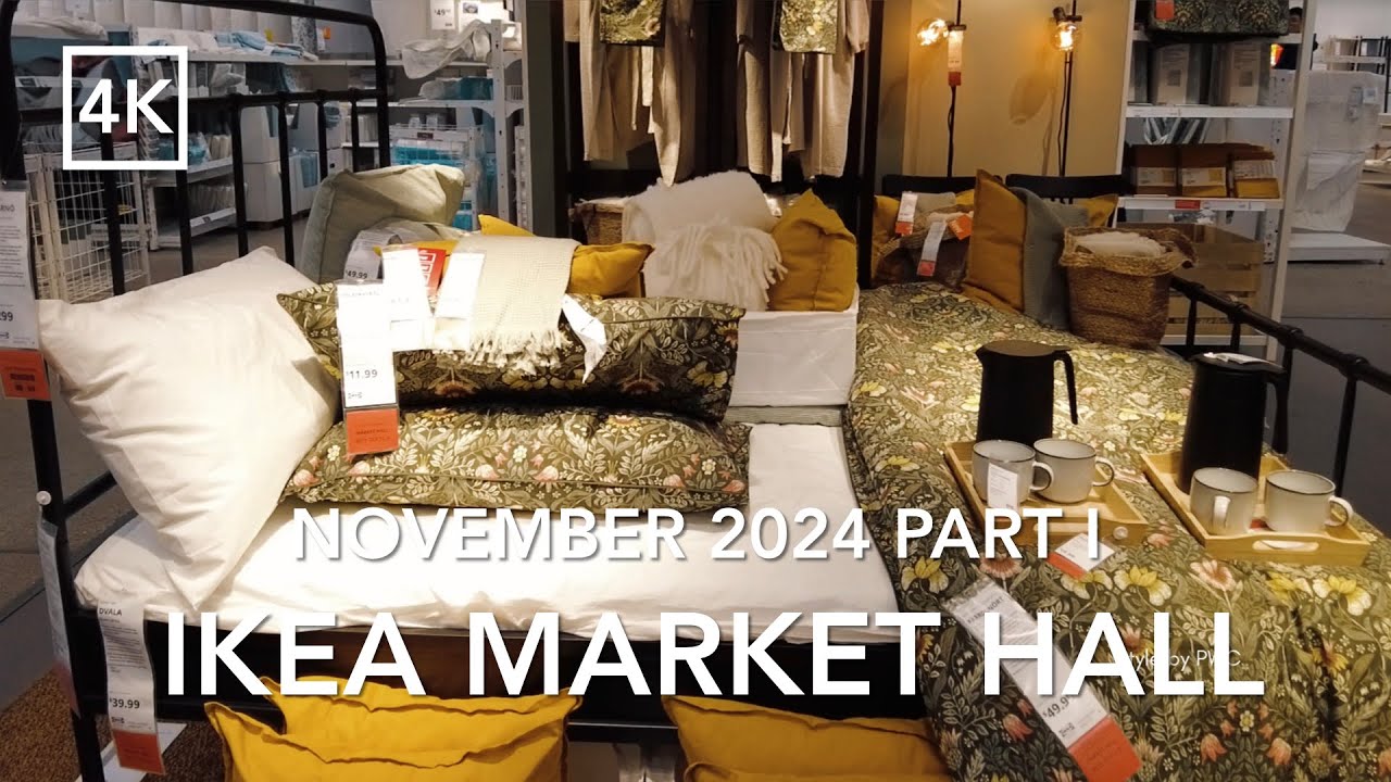 🇨🇦 IKEA Shop With Me | Relaxing Market Hall Tour November 2024 Part I | Kitchen Closet Bookcase