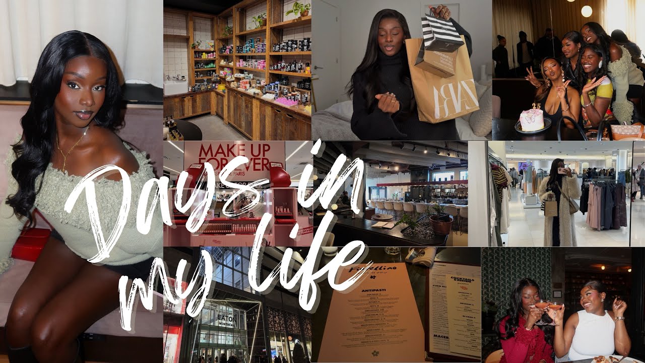 VLOG | 3 jours dans ma vie à Montréal | Shopping, Sorties entre filles, Chit Chat Makeup | Maguie