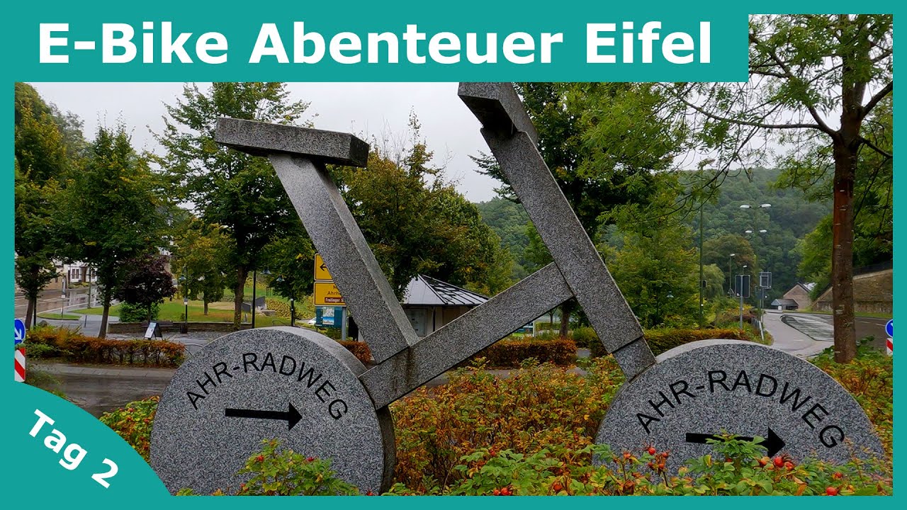 Mit E-Bike & Zelt unterwegs in der Eifel / Ahrtal - Tag 2