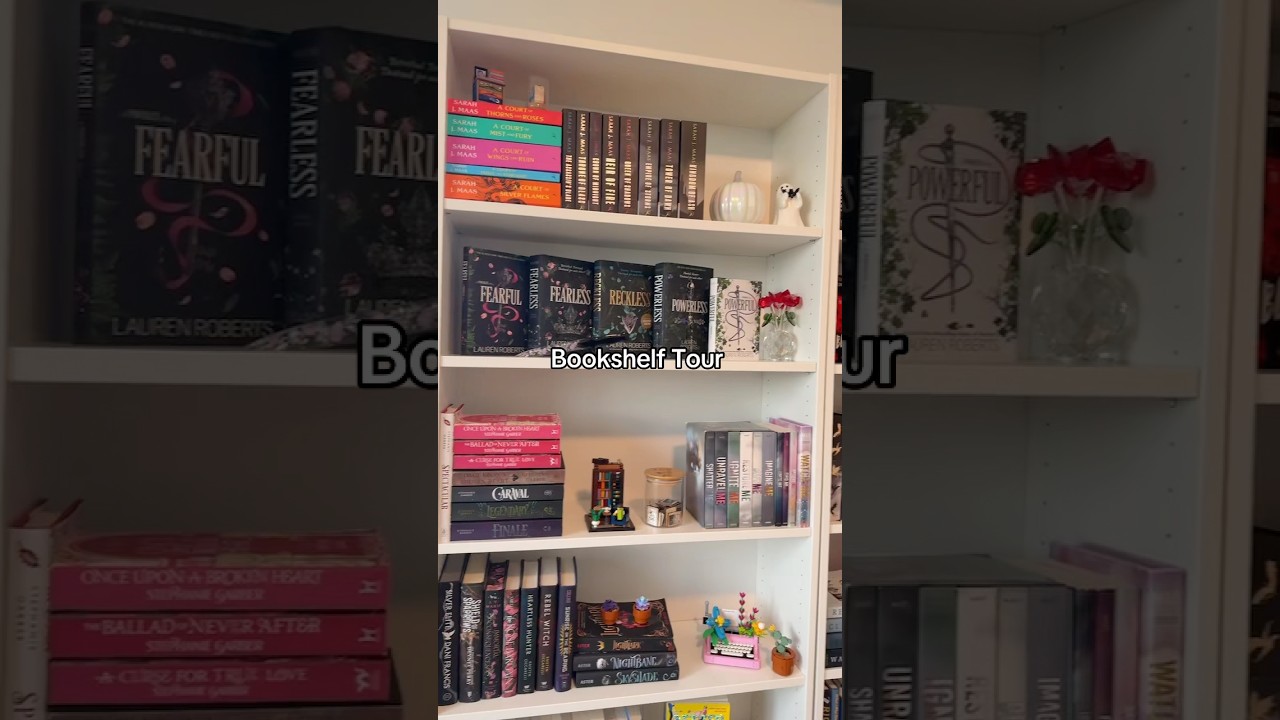 Bookshelf Tour! 📚 #bookshelf #booktube #bookshelftour #books #bookshelfgoals #bookish #fantasy
