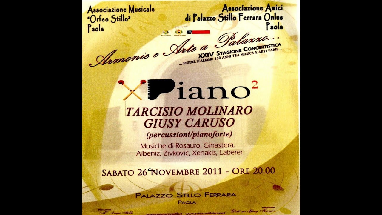 Concerto per Vibrafono e Pianorte - N.G. ROSAURO