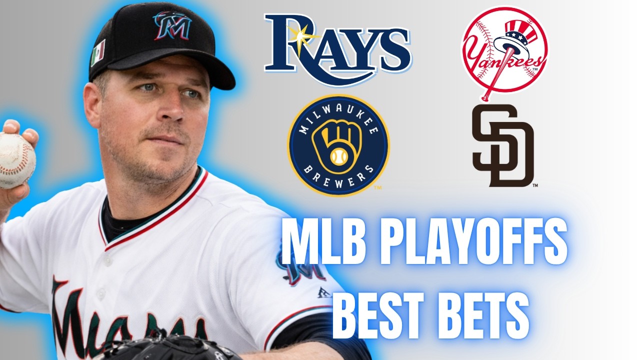 Прогнозы на плей-офф MLB СЕГОДНЯ! Rays против Yankees | Brewers против Padres