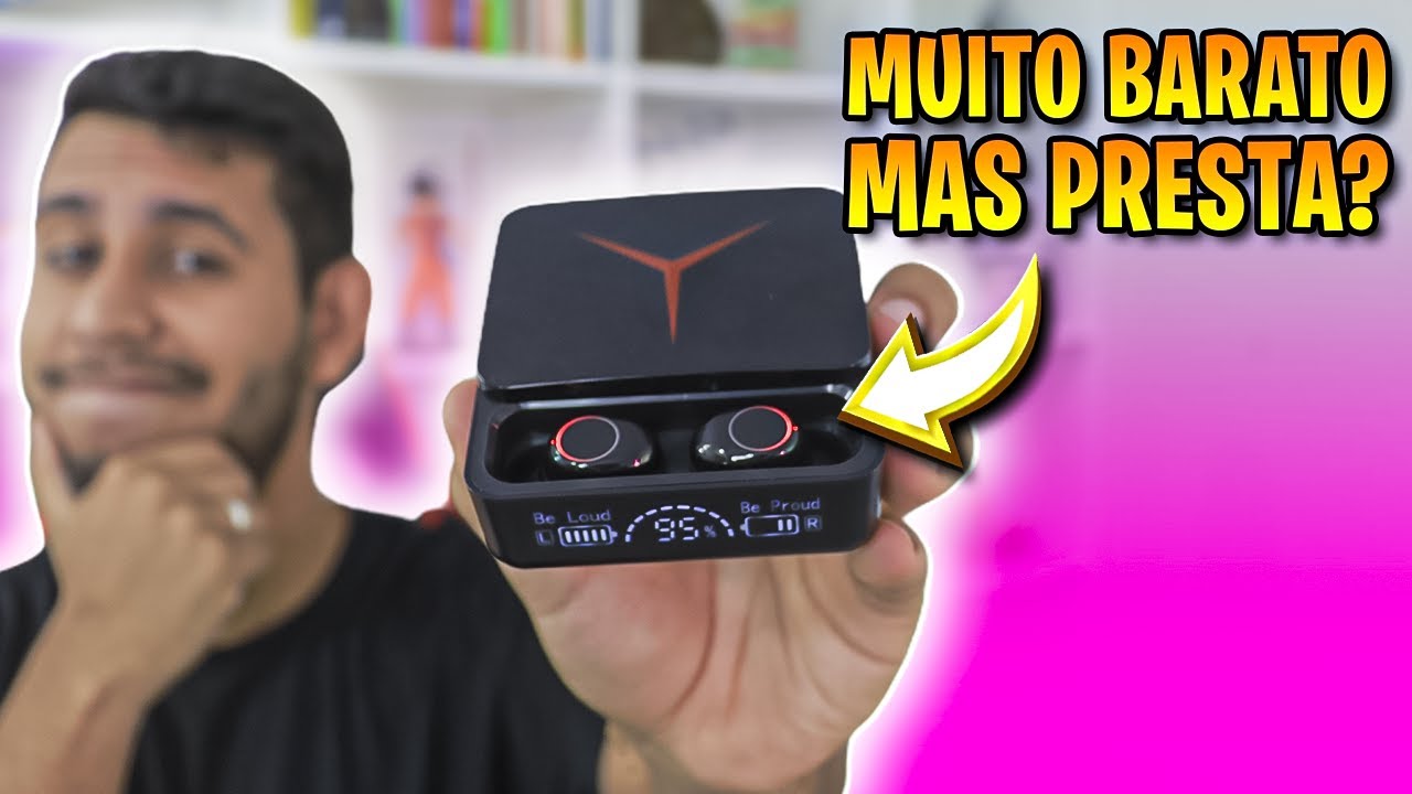 só 20 REAIS 😱 Fone BLUETOOTH M90, é barato demais! Mas é bom? (análise completa)
