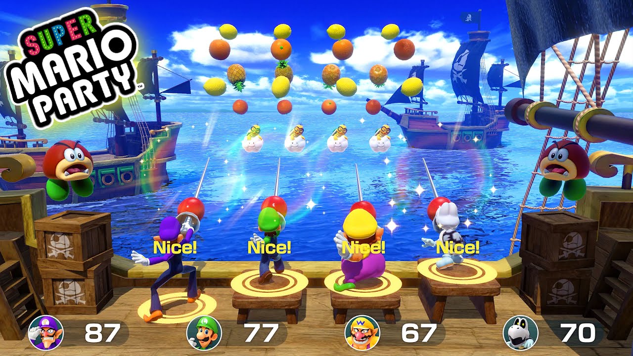 Super Mario Party | All Rhythm Minigames (Normal and Hard) [4K] - (Master CPUs)