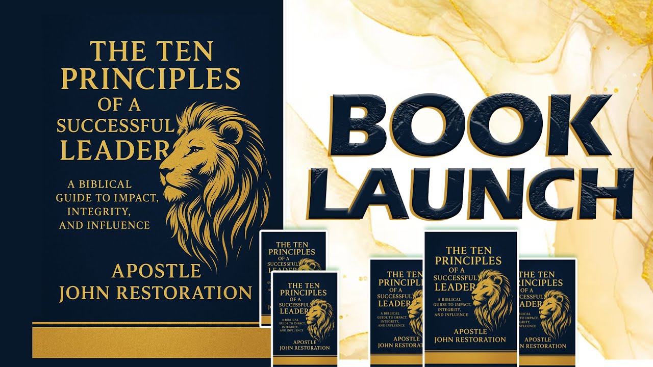 BOOK LAUNCH || APOSTLE JOHN RESTORATION