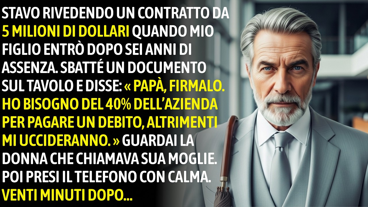 Mio Figlio Sparì Per 6 Anni — Poi Tornò E Pretese Il 40% Della Mia Azienda