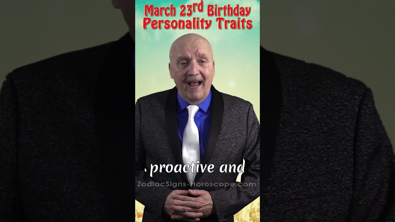 March 23 Birthday Personality Traits #shorts #aries #astrology #personality #characteristics