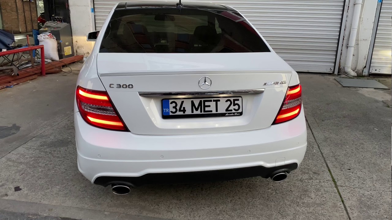Mercedes-Benz C180 W204 1.6T 156 HP - Emil Varex Egzoz Sistemi (Kumandalı)