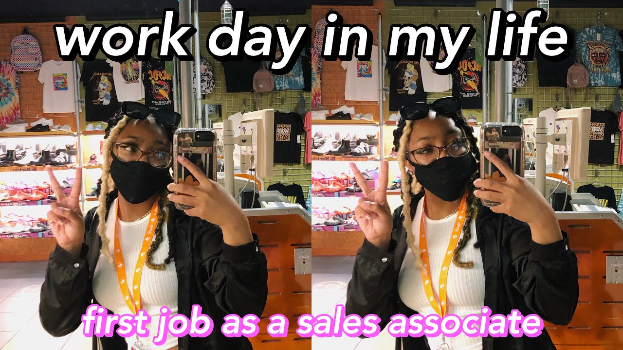 a work day in my life: first job EVER as a sales associate