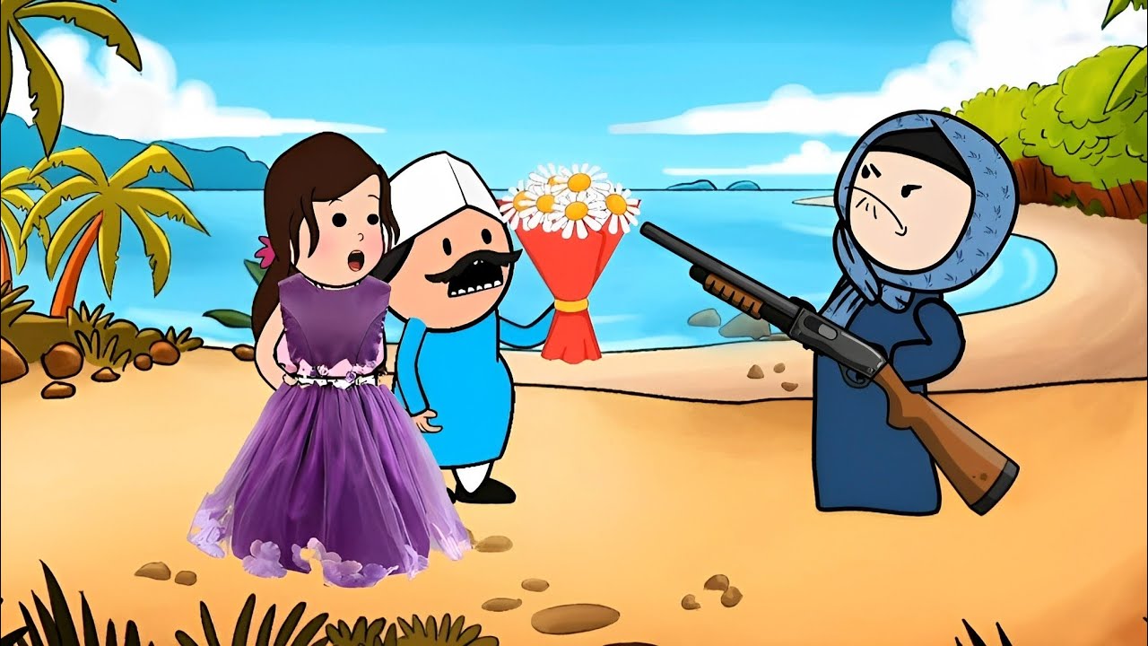 اقوى مقطع مضحك مع الحاج والحاجه وابنهم | الحاج بيخونى !!