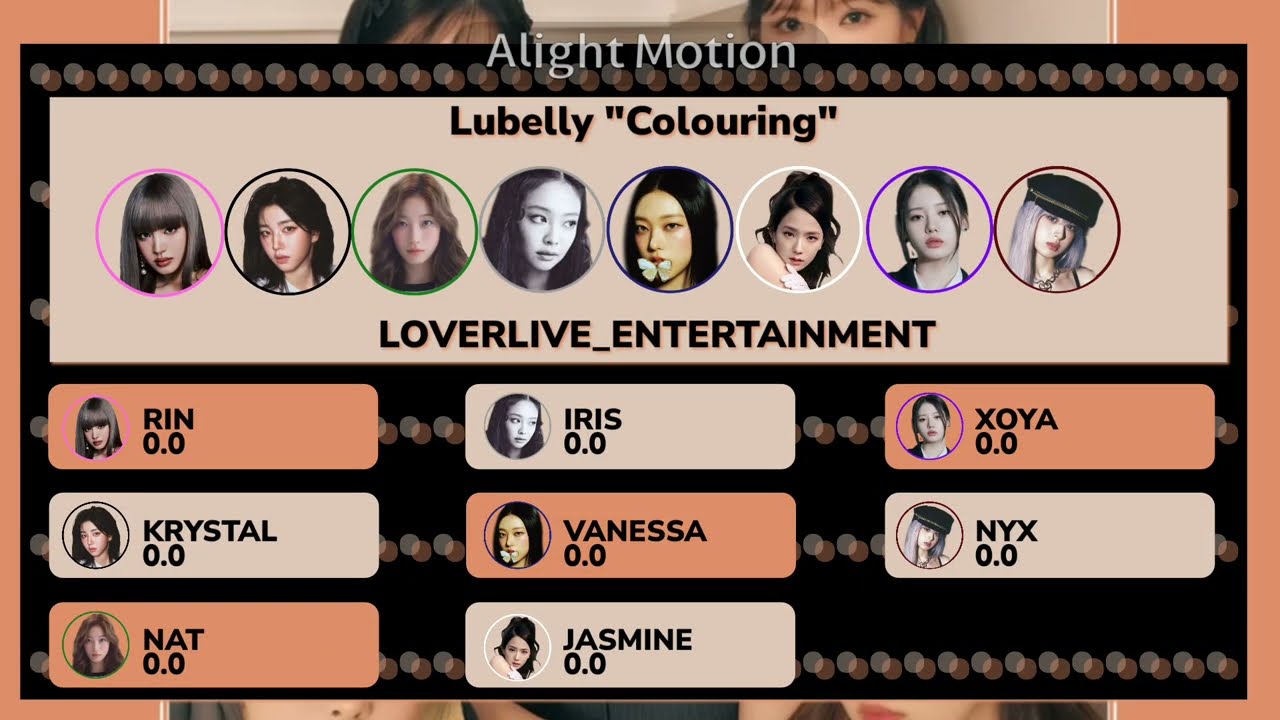 [루벨리] LUBELLY / COLOURING (LINE DISTRIBUTION)