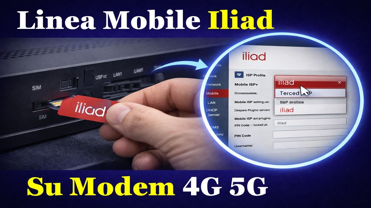 Configurare una Connessione Iliad sul Modem / Router 4G e 5G Usando la SIM