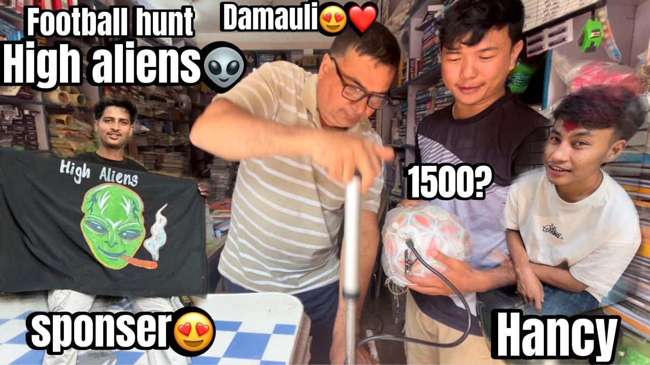 Football hunt in damauli bajar😍 sponser by  Manish from high aliens❤️