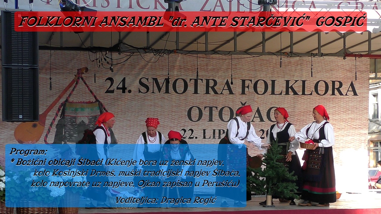 Božićni običaj Šibači - Folklorni ansambl 