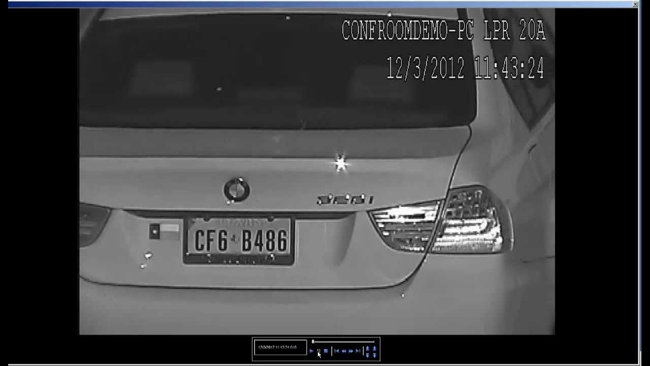 Video Demo : License Plate Recognition (LPR) Camera & Software Features