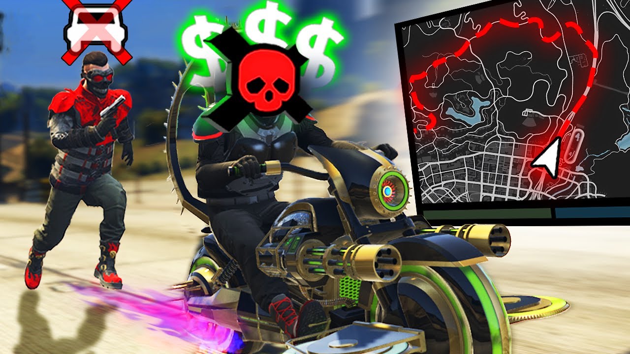 SOLO Puedo Cazar Recompensas A PIE en GTA 5 Online!