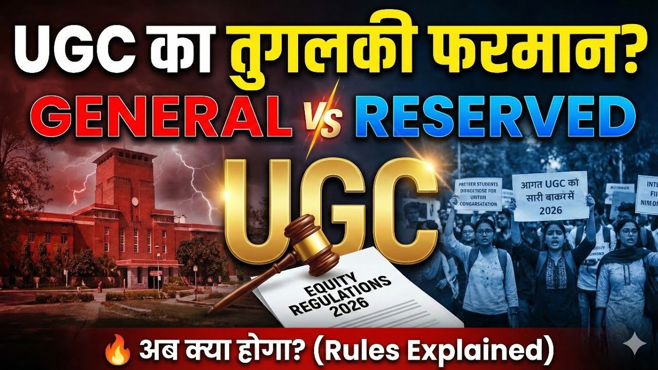 UGC का नया 'काला कानून'? General Category के छात्रों के साथ धोखा! 😱🛑 