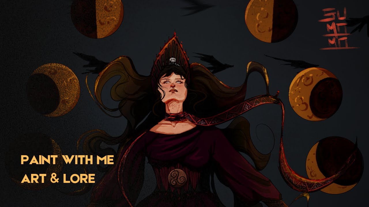 The chilling story of Morana: Slavic Goddess of Winter | paint with me