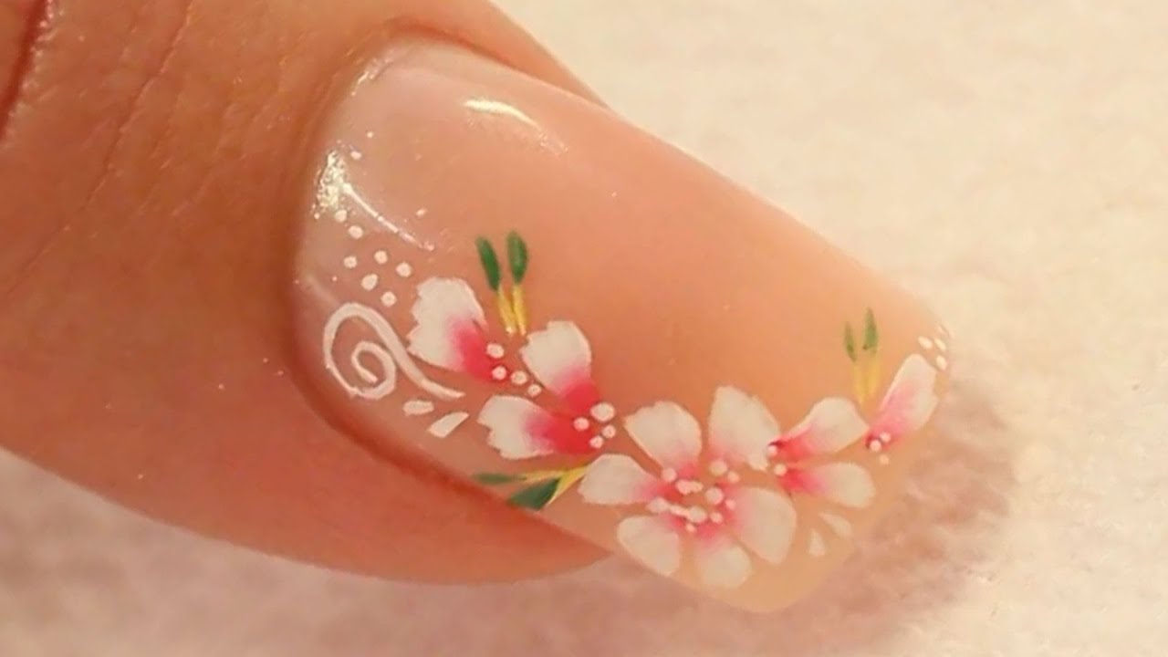Nude Acrylic Nail Art Using Cover Pink Acrylics Tutorial